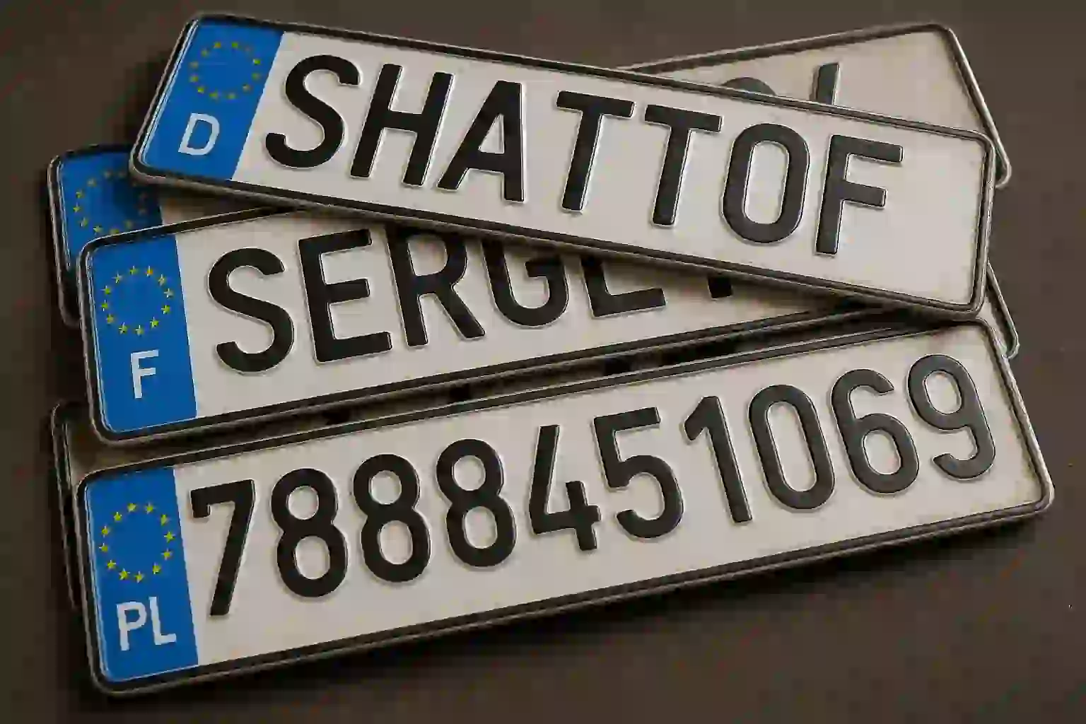Sale of state numbers